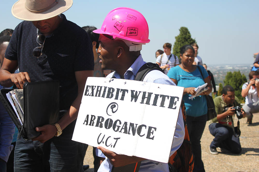 Chumani MaxweleChumani Maxwele, 30, protestor