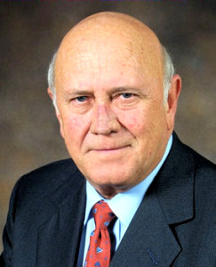 F W de Klerk